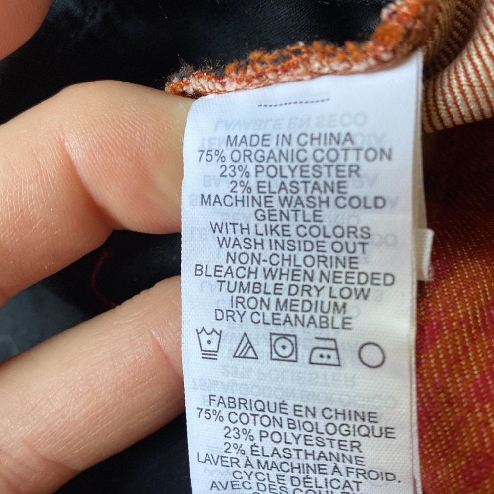 PrAna Kara Jeans Picante Dots organic cotton low rise fitted 12 stretchy NWT - Picture 7 of 9